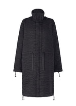 HOODED KABIRA COAT Coat Black