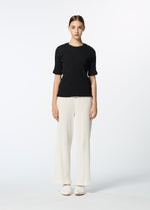 KYO CHIJIMI BASIC Trousers Black