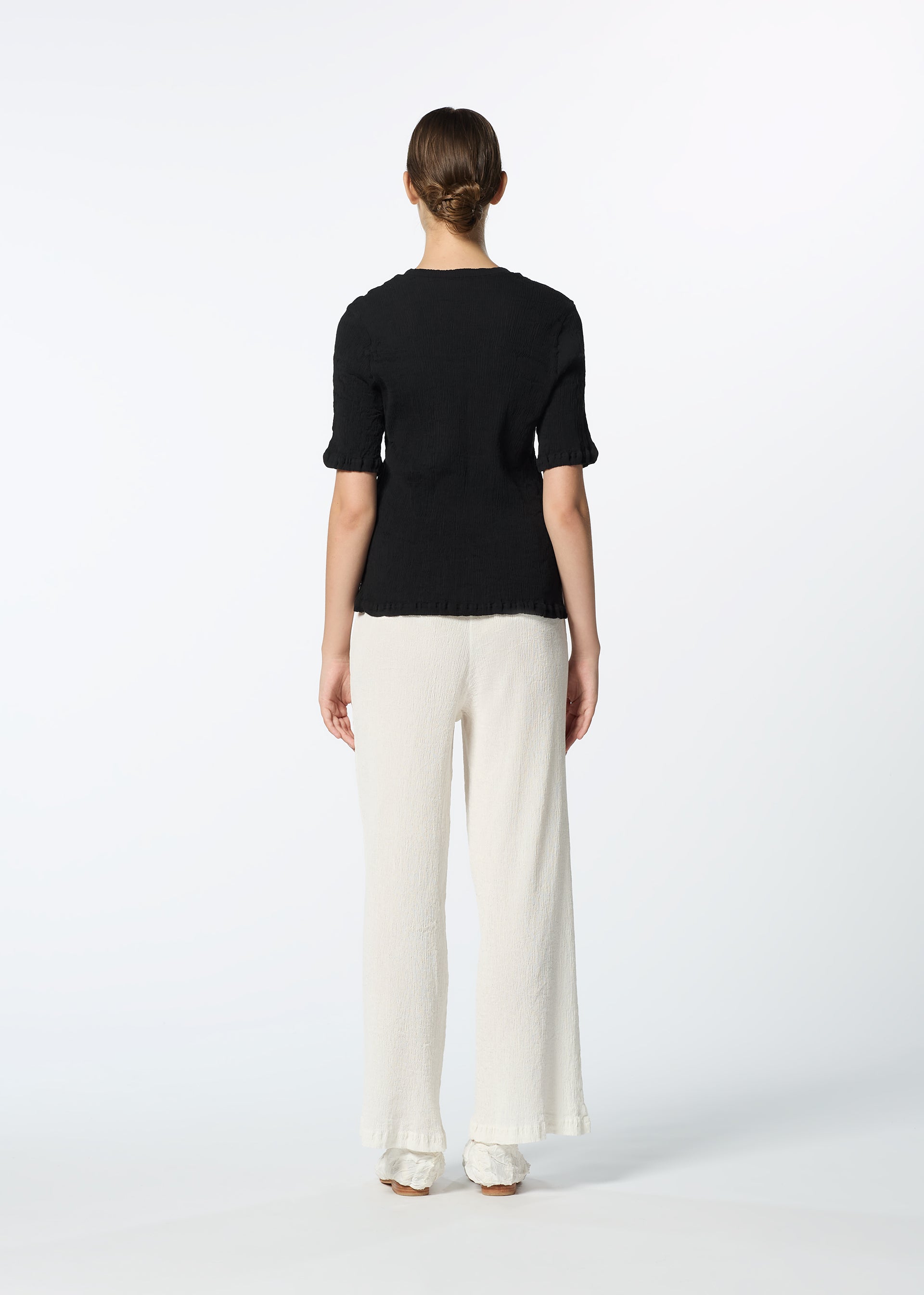 KYO CHIJIMI BASIC Trousers Black