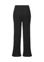 A detail shot of the HAAT  KYO CHIJIMI BASIC trousers