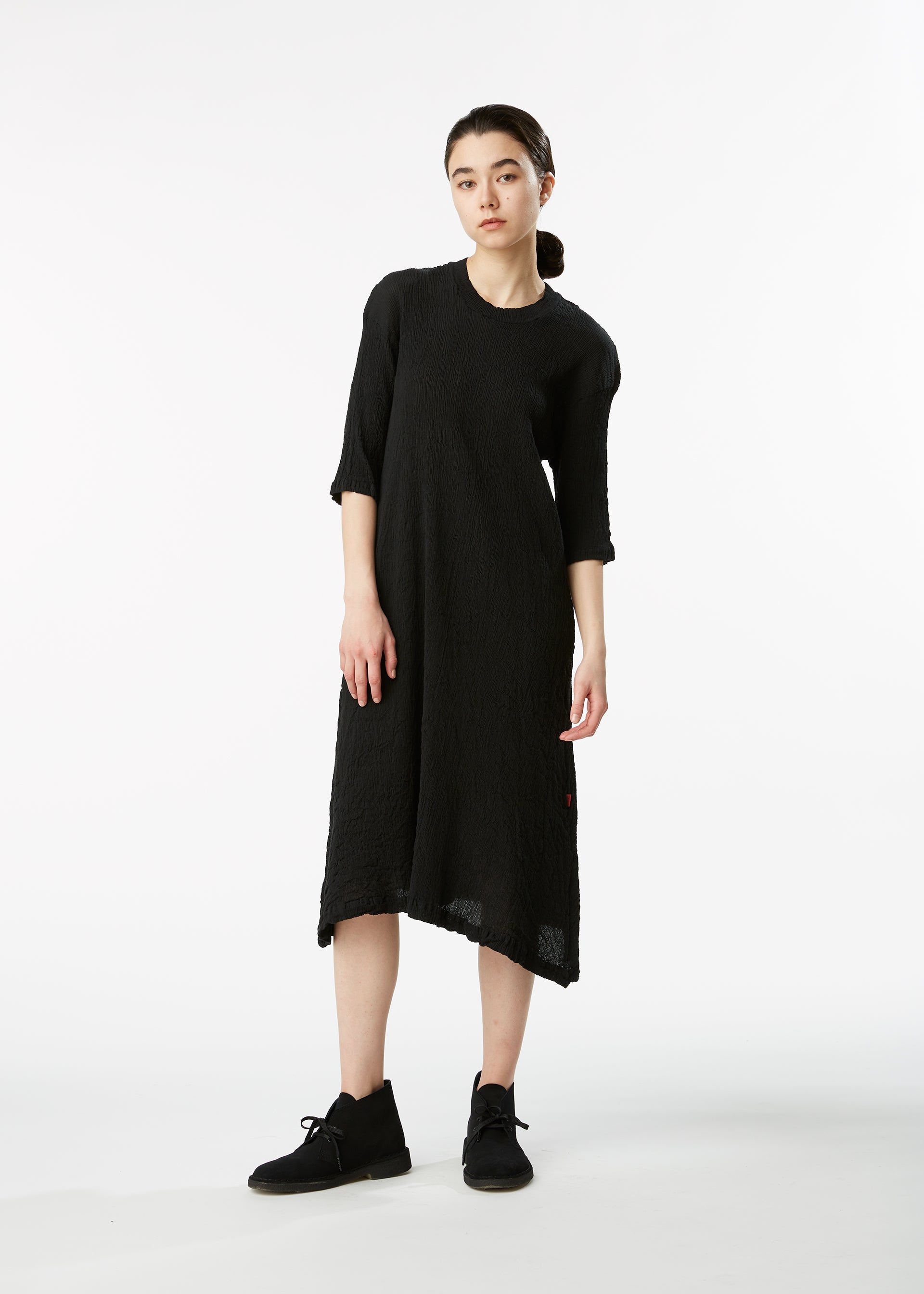 KYO CHIJIMI BASIC Dress Black