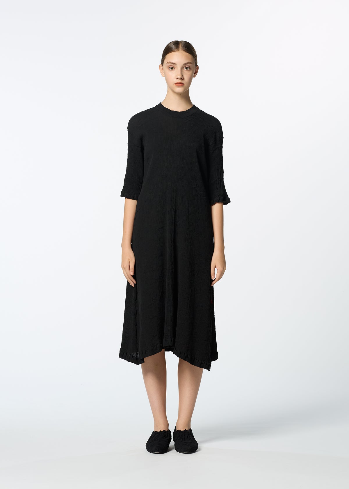 KYO CHIJIMI BASIC Dress Navy