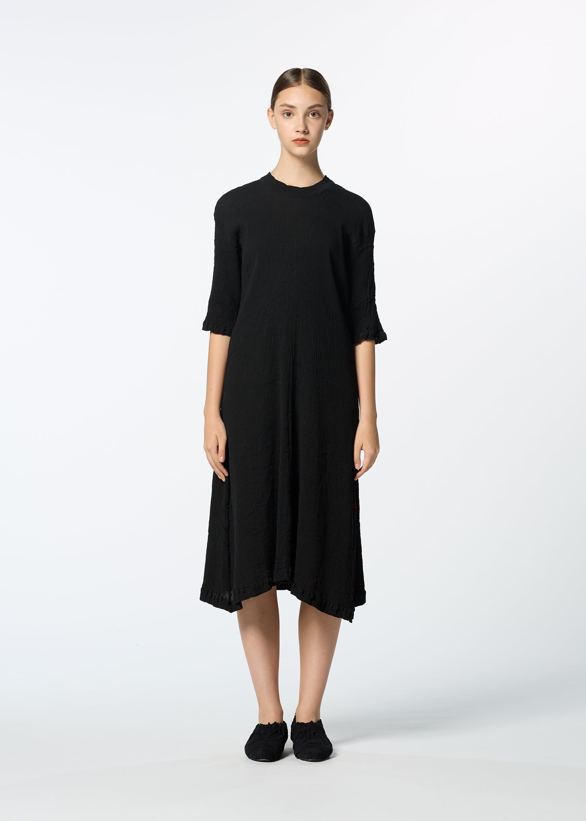 KYO CHIJIMI BASIC Dress Navy