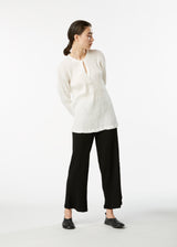 KYO CHIJIMI BASIC Shirt White