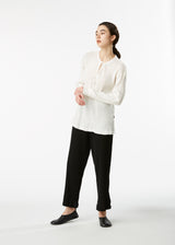 KYO CHIJIMI BASIC Shirt White