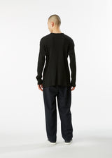 KYO CHIJIMI BASIC Shirt Black