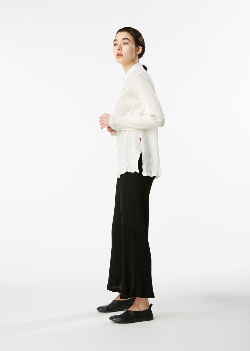 KYO CHIJIMI BASIC Shirt Black