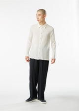 KYO CHIJIMI BASIC Shirt Black