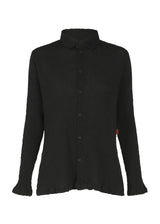 KYO CHIJIMI BASIC Shirt Black