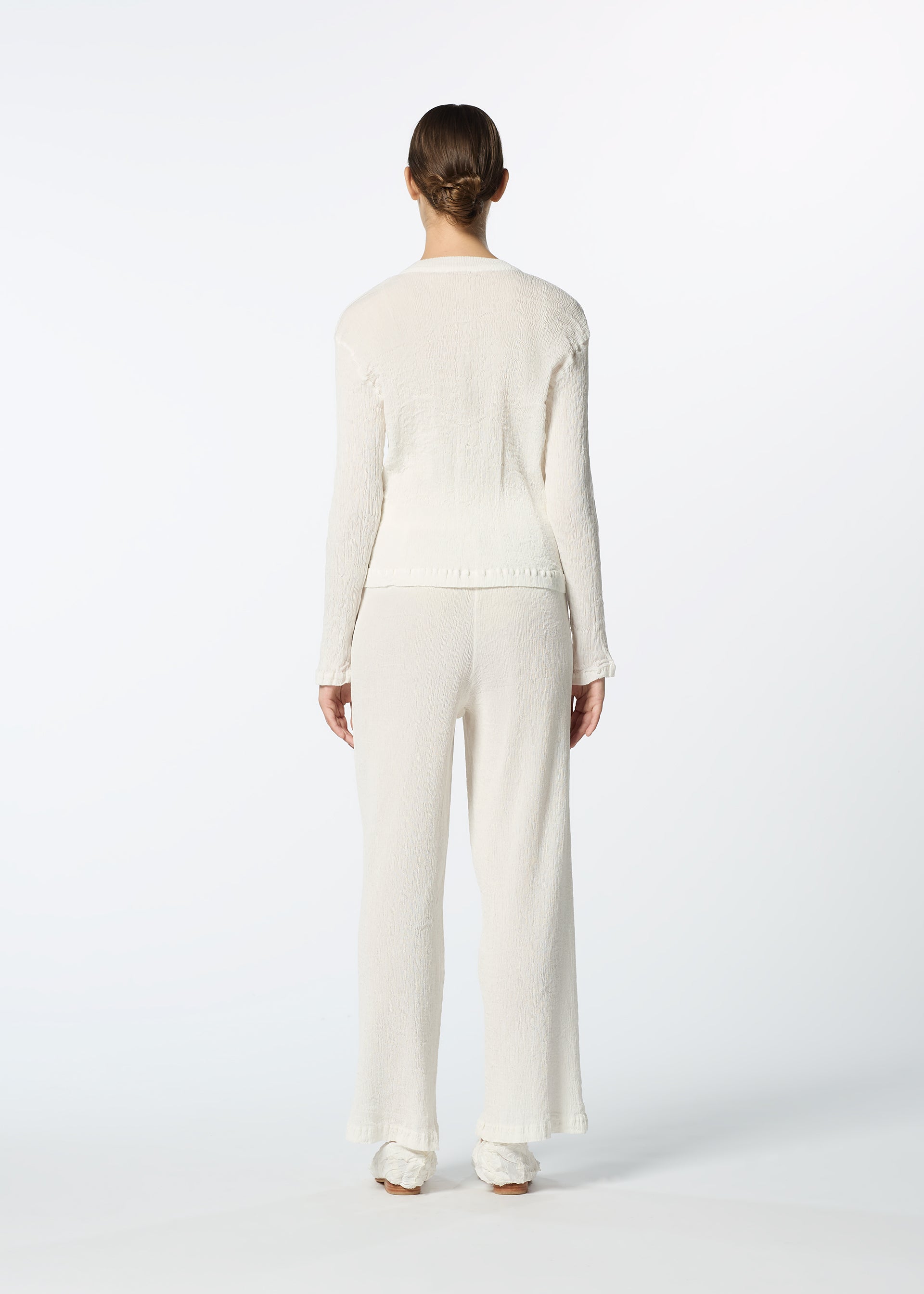 KYO CHIJIMI BASIC Cardigan Navy
