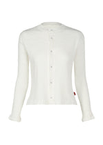 KYO CHIJIMI BASIC Cardigan White