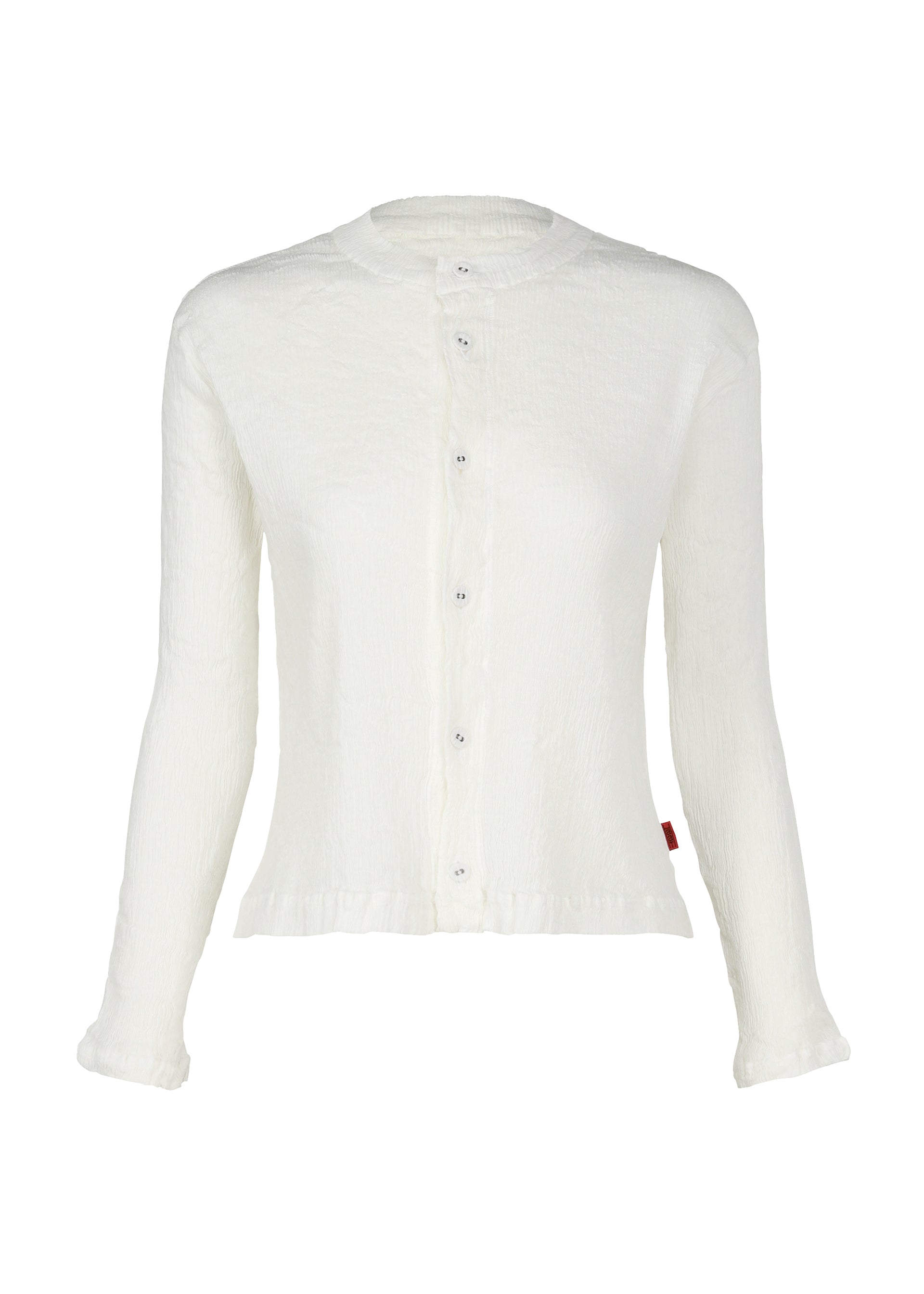 KYO CHIJIMI BASIC Cardigan White