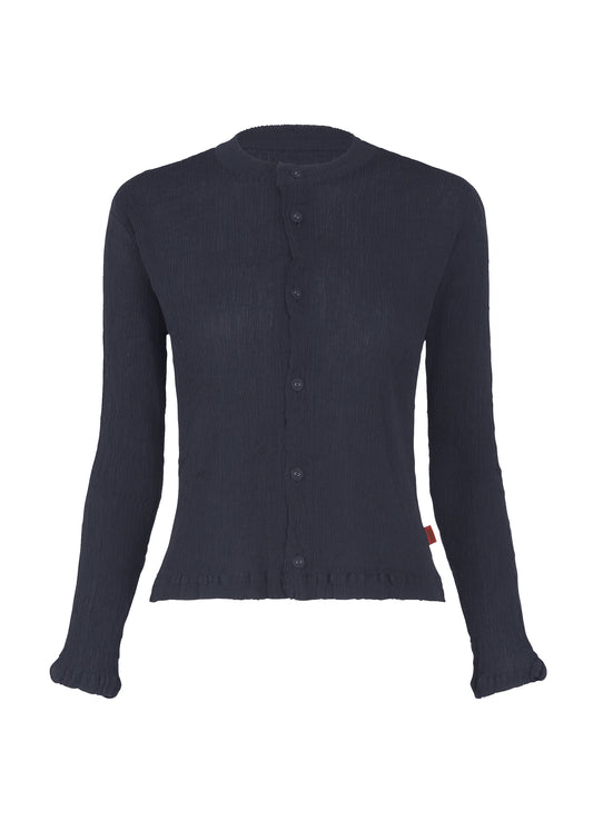 KYO CHIJIMI BASIC Cardigan Navy