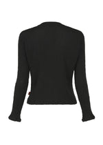 KYO CHIJIMI BASIC Cardigan Black