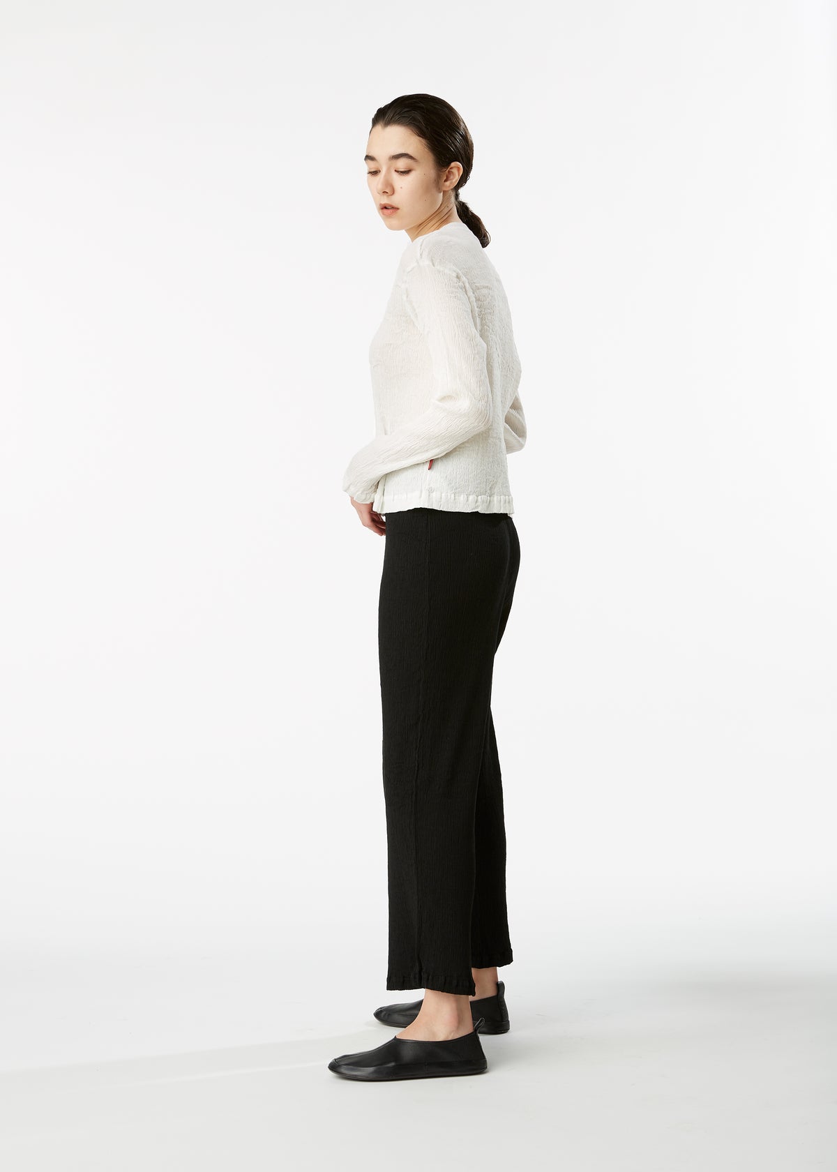 KYO CHIJIMI BASIC Cardigan Navy