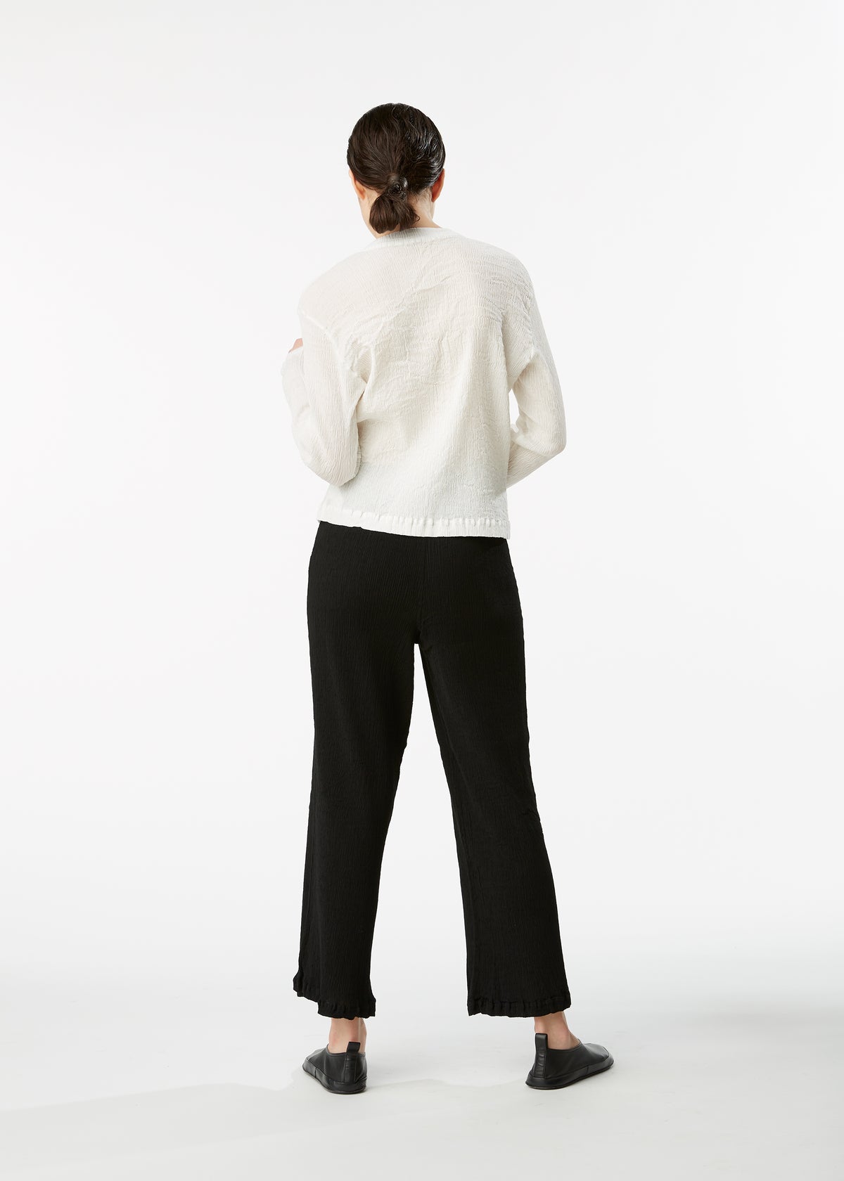 KYO CHIJIMI BASIC Cardigan Navy