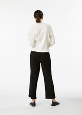 KYO CHIJIMI BASIC Cardigan White