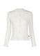 KYO CHIJIMI BASIC Cardigan White