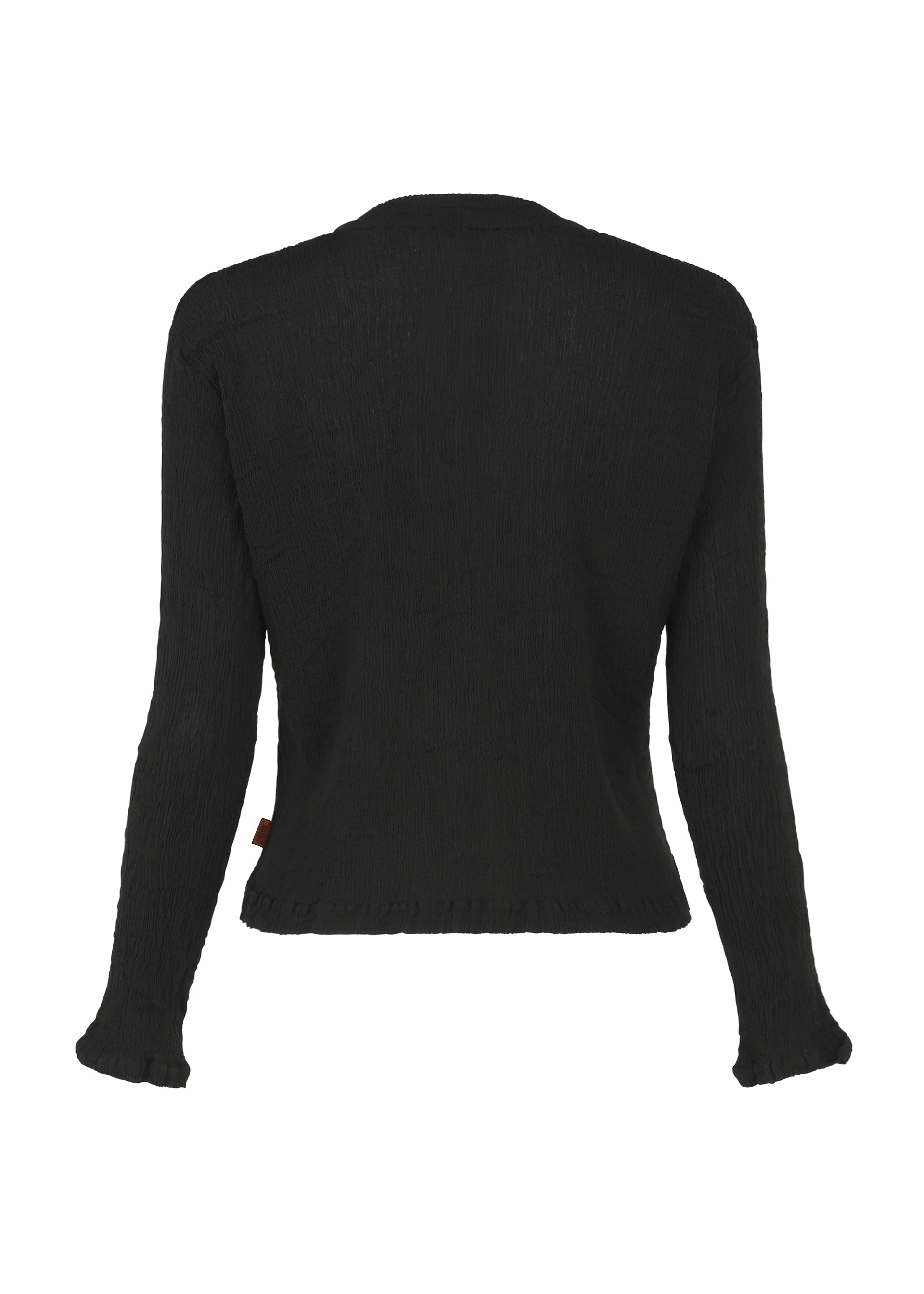 KYO CHIJIMI BASIC Cardigan Black