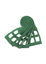 A detail shot of the HAAT SHEER MOSAIC stole.