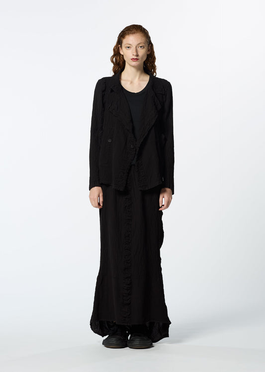 A model wears the HAAT TENMOKU COTTON jacket.