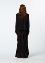 A model wears the HAAT TENMOKU COTTON jacket.