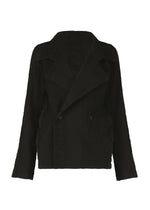 A product shot of the HAAT TENMOKU COTTON jacket in black (15).