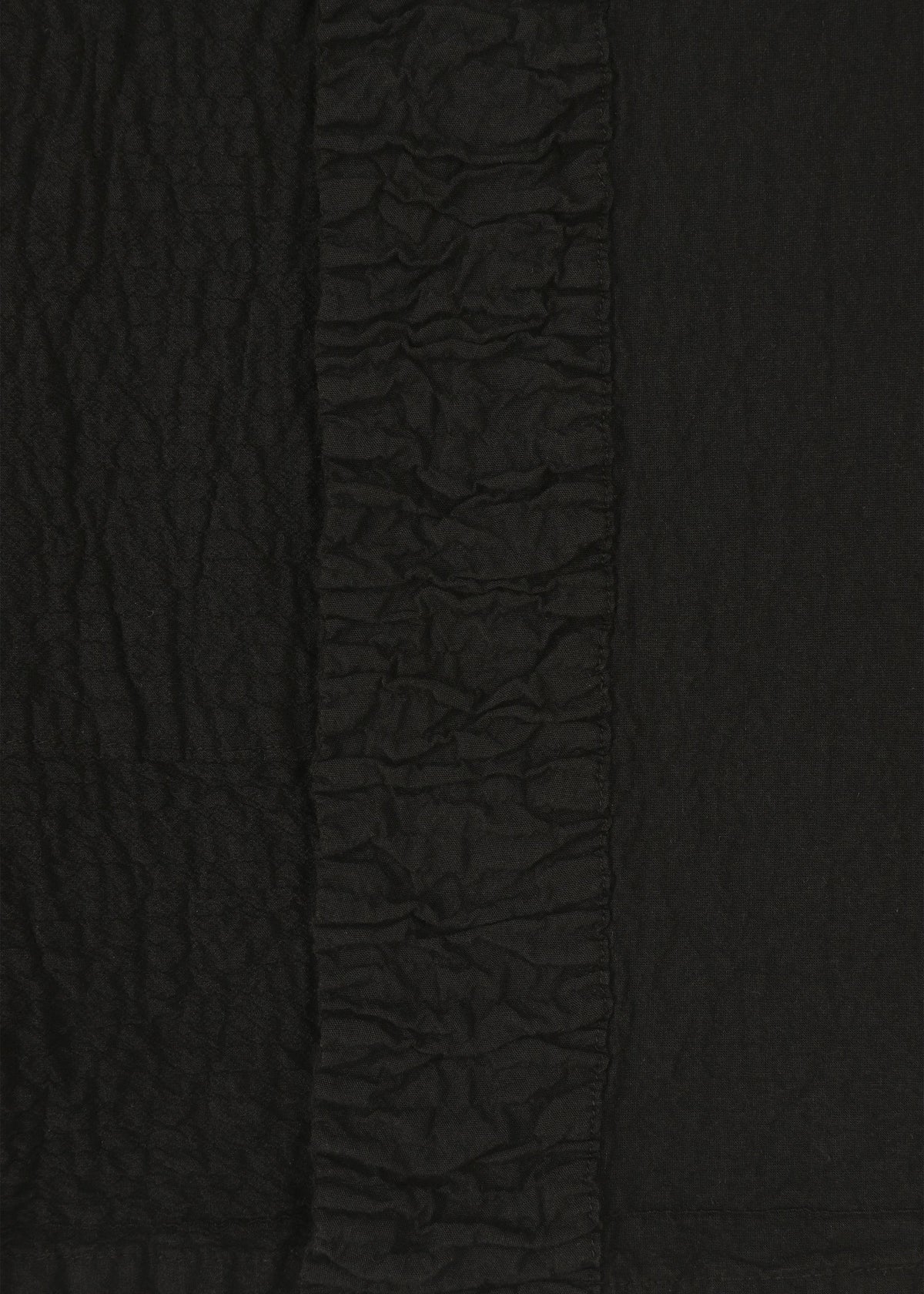 A detail shot of the HAAT TENMOKU COTTON jacket.