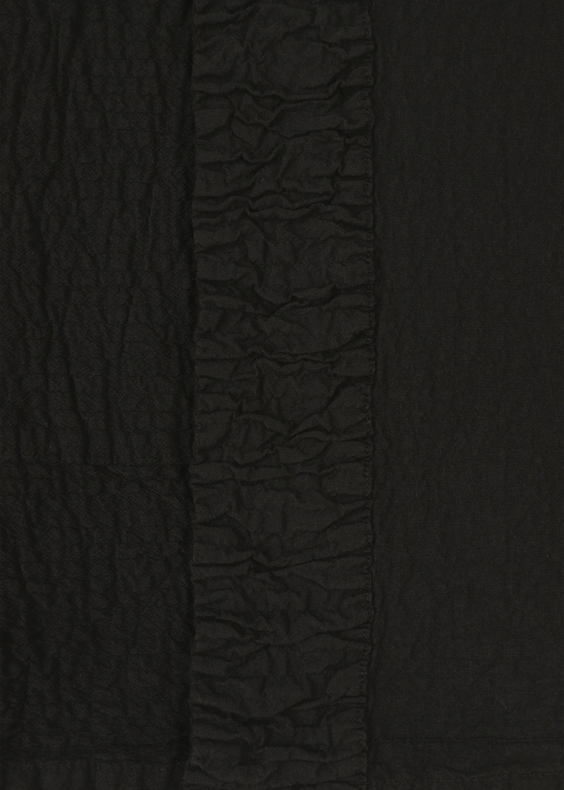 A detail shot of the HAAT TENMOKU COTTON jacket.