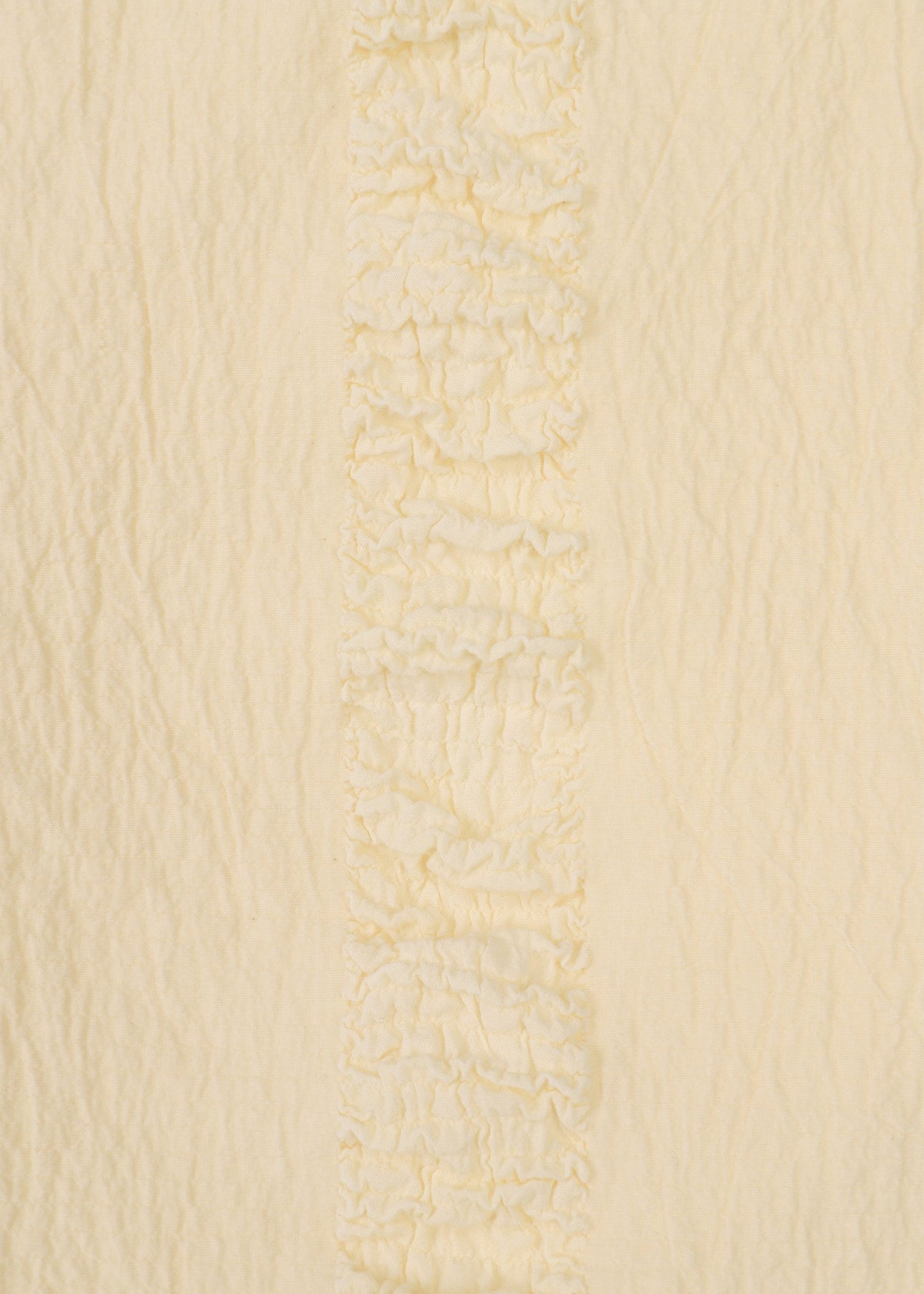 A detail shot of the HAAT TENMOKU COTTON vest.