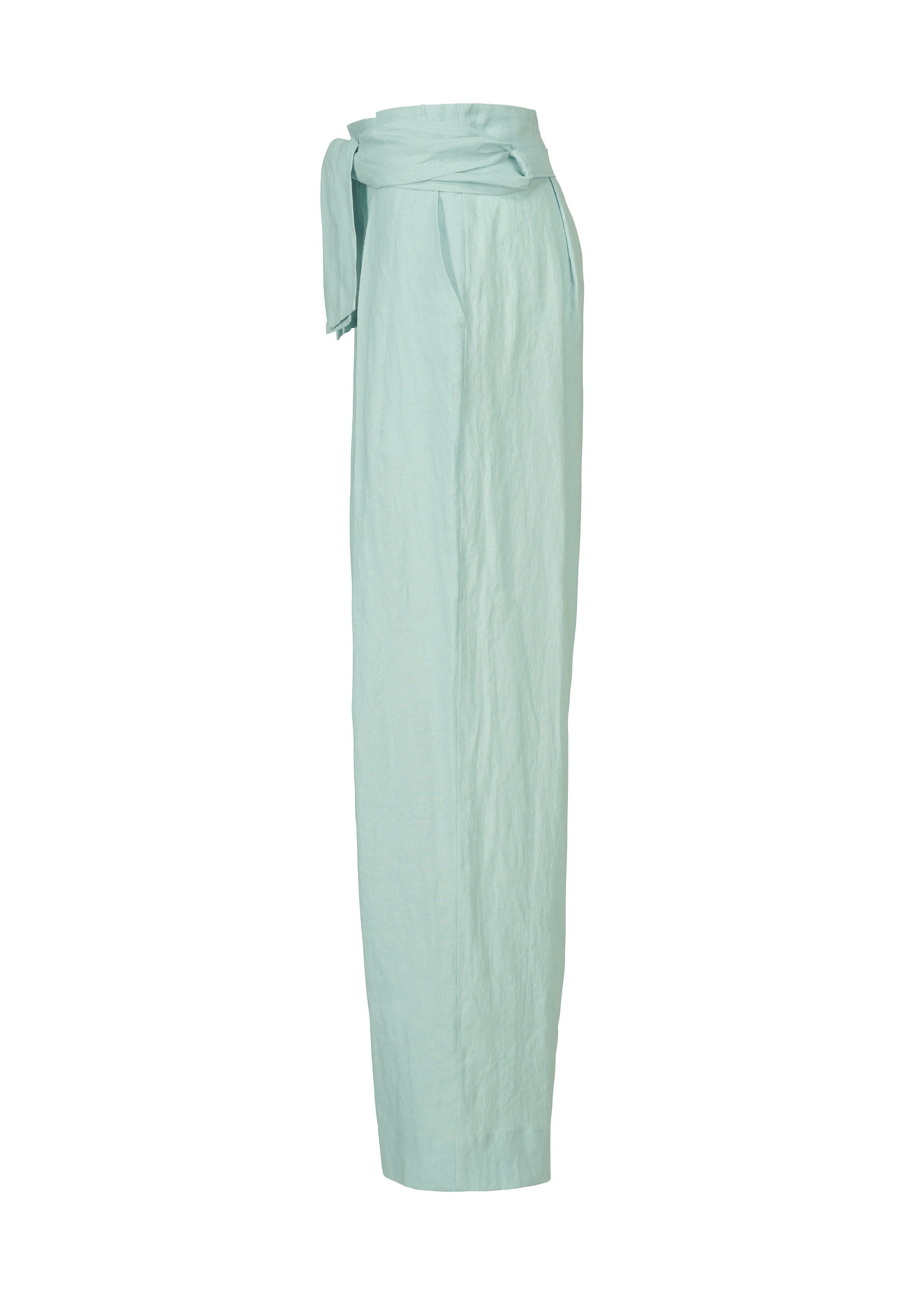 A detail shot of the HAAT JIKI trousers.
