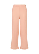 A product shot of the HAAT KYO CHIJIMI FEBRUARY trousers in pale pink (21).