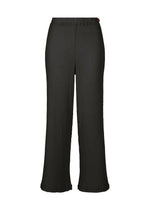 A product shot of the HAAT KYO CHIJIMI FEBRUARY trousers in dark brown (45).