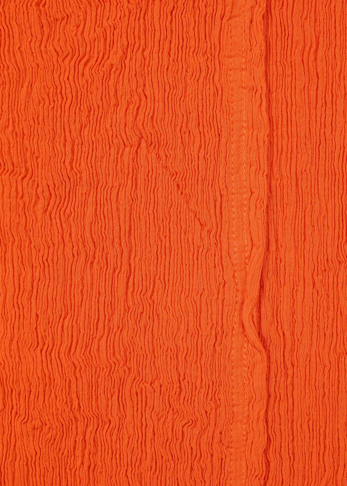 A detail shot of the HAAT KYO CHIJIMI MAY trousers.