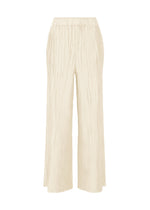 A product shot of the HaaT SHIBARI BOTTOM trousers in white.