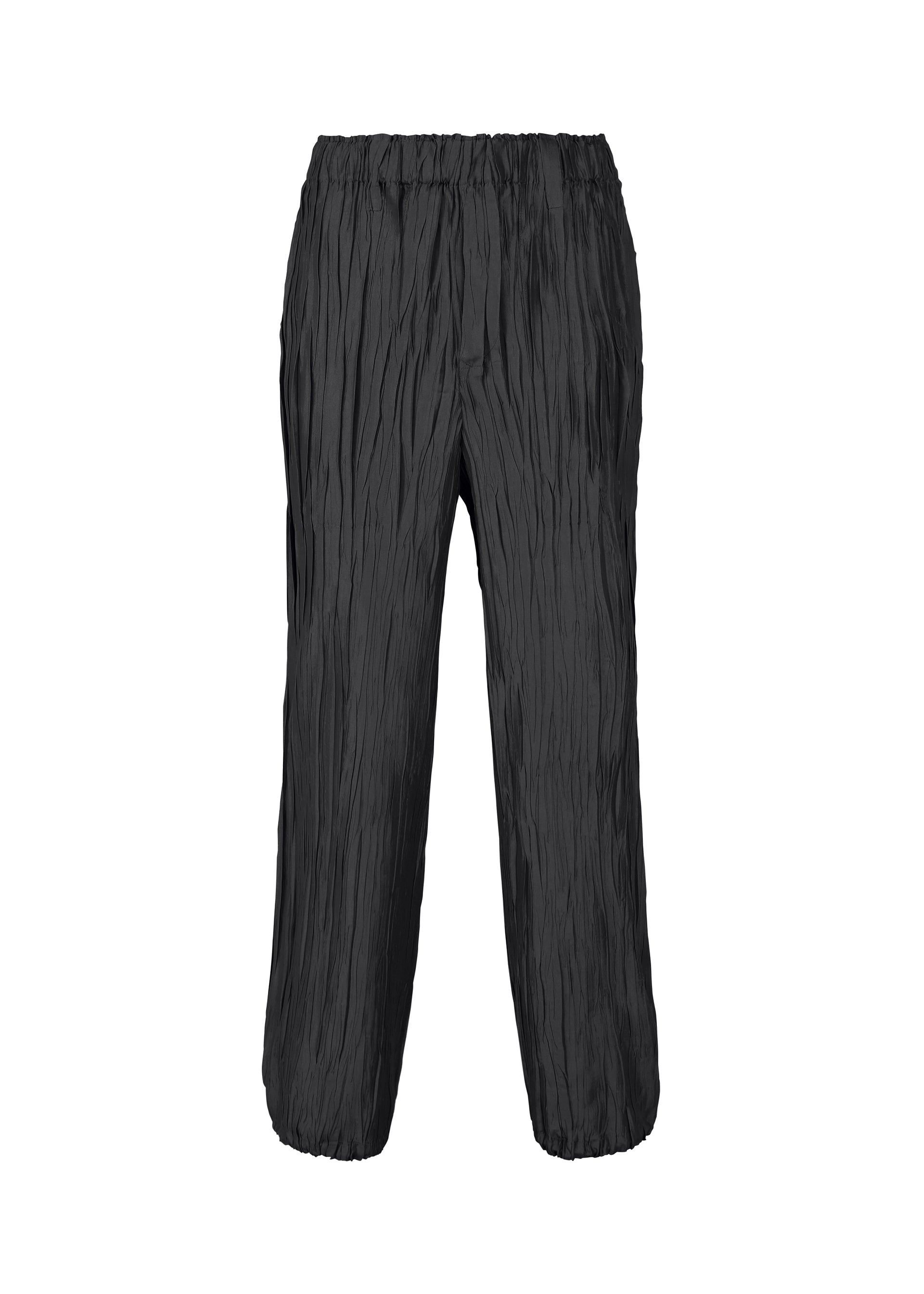 A product shot of the HaaT SHIBARI BOTTOM trousers in black.