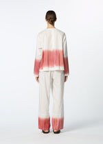 A model wears the HaaT SAZANAMI sazanami-trousers-red.