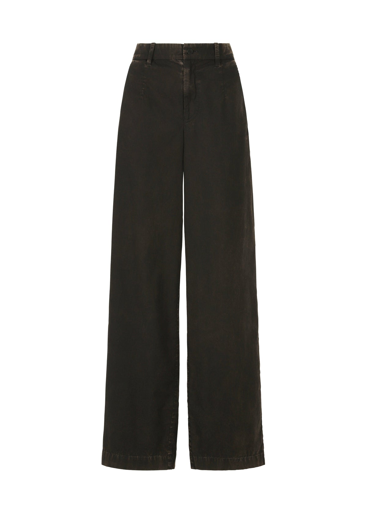 A product shot of the HAAT TENMOKU BOTTOM trousers in brown (44).
