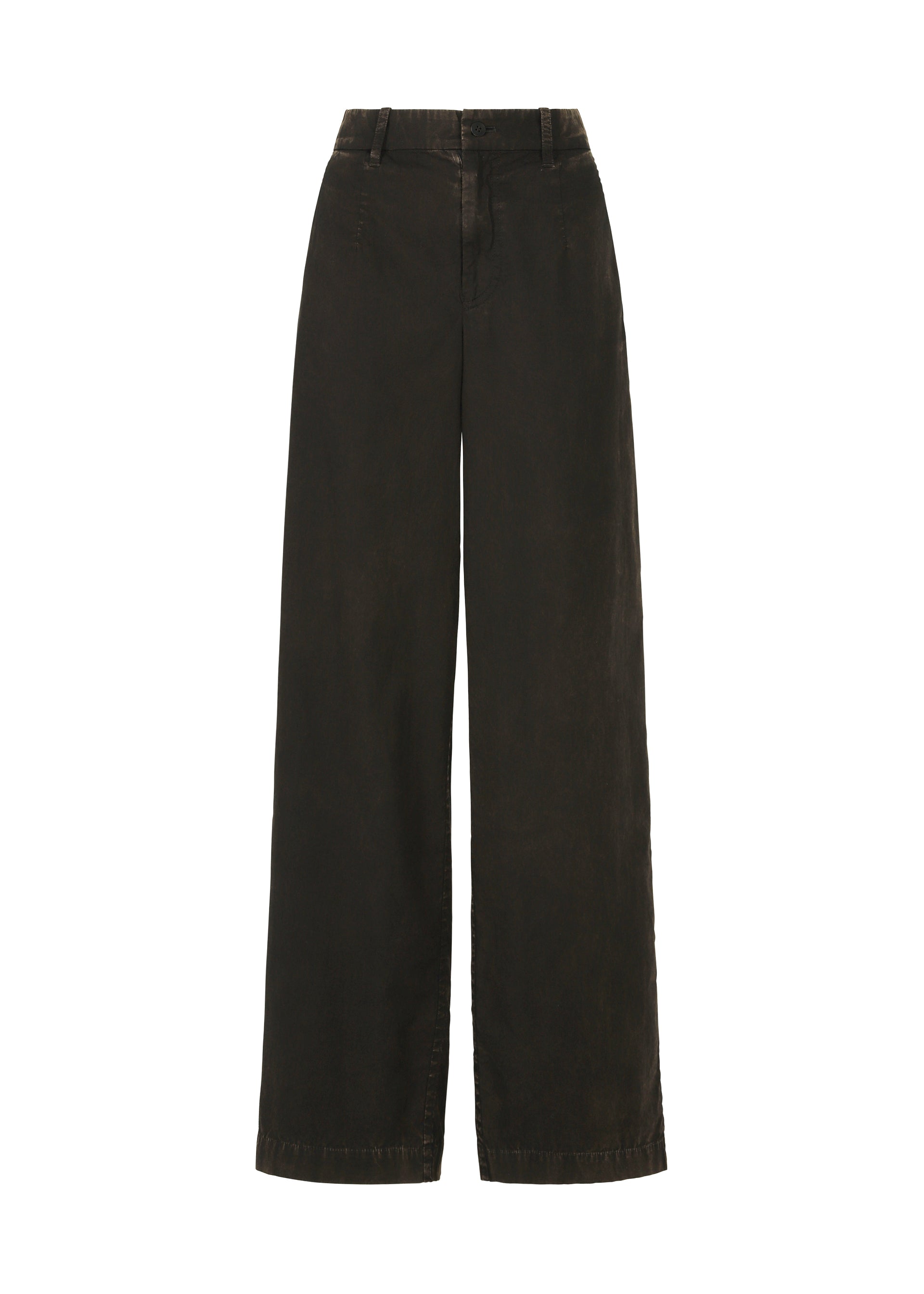 A product shot of the HAAT TENMOKU BOTTOM trousers in brown (44).