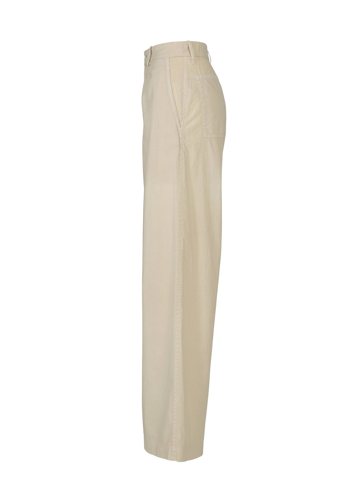 A detail shot of the HAAT TENMOKU BOTTOM trousers.