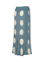 A detail shot of the HAAT KYO CHIJIMI ITAJIME skirt.