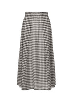 A product shot of the HAAT 2 SIDE PINTUCKING skirt in black (15).