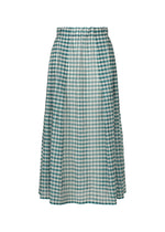 A product shot of the HAAT 2 SIDE PINTUCKING skirt in blue (72).