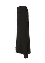 A detail shot of the HAAT TENMOKU COTTON skirt.
