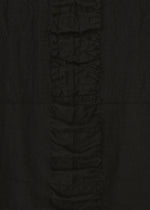 A detail shot of the HAAT TENMOKU COTTON skirt.