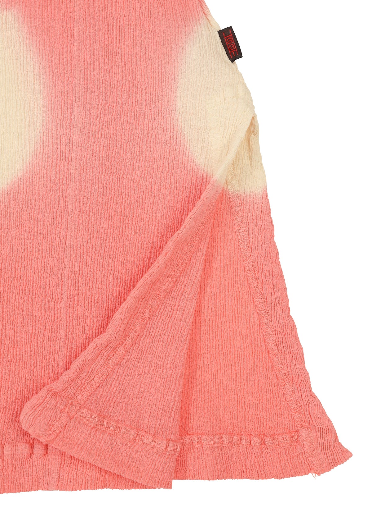 A detail shot of the HAAT KYO CHIJIMI ITAJIME dress.