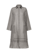 A product shot of the HAAT 2 SIDE PINTUCKING dress in black (15).