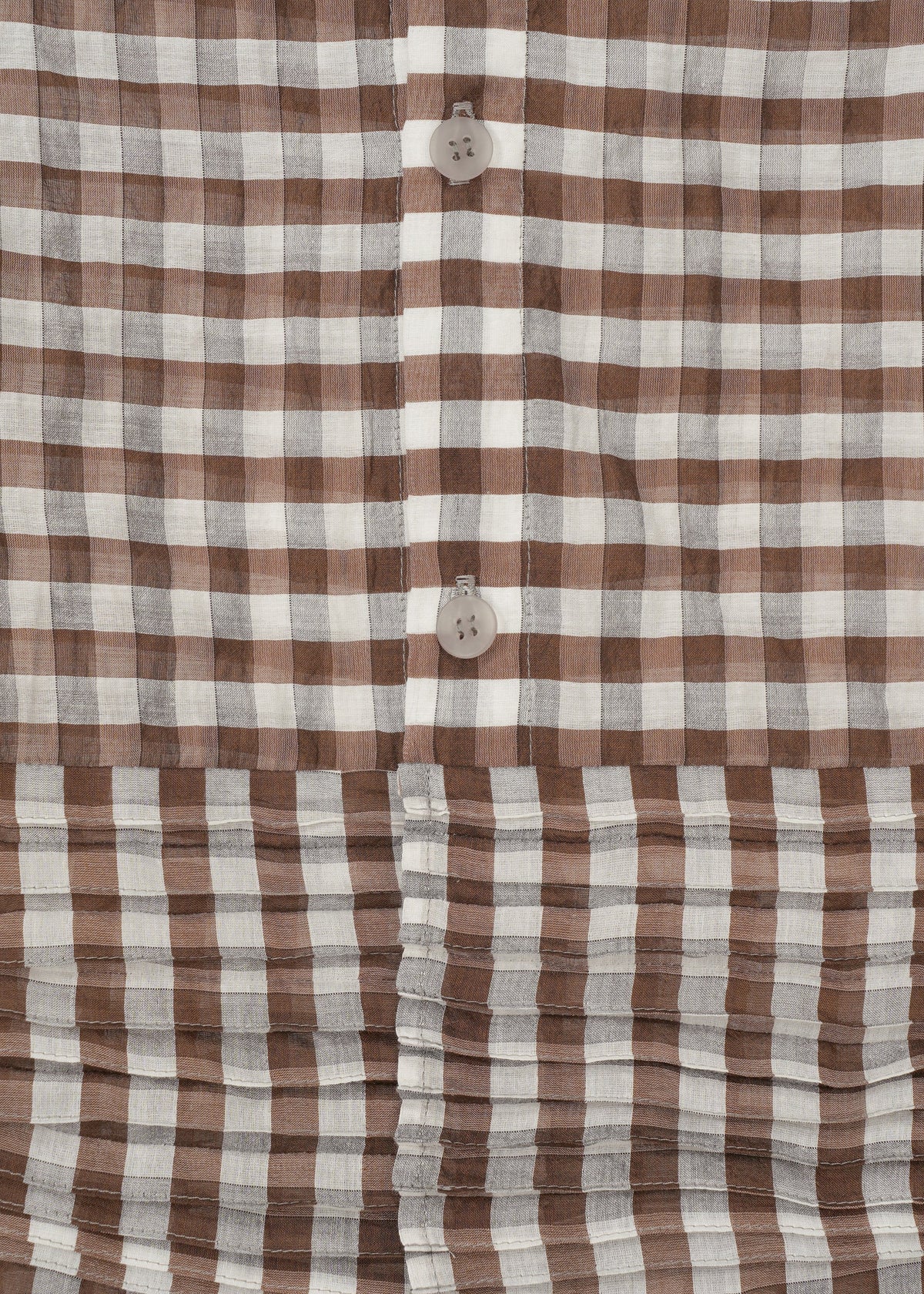 A detail shot of the HAAT 2 SIDE PINTUCKING dress.