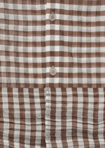 A detail shot of the HAAT 2 SIDE PINTUCKING dress.