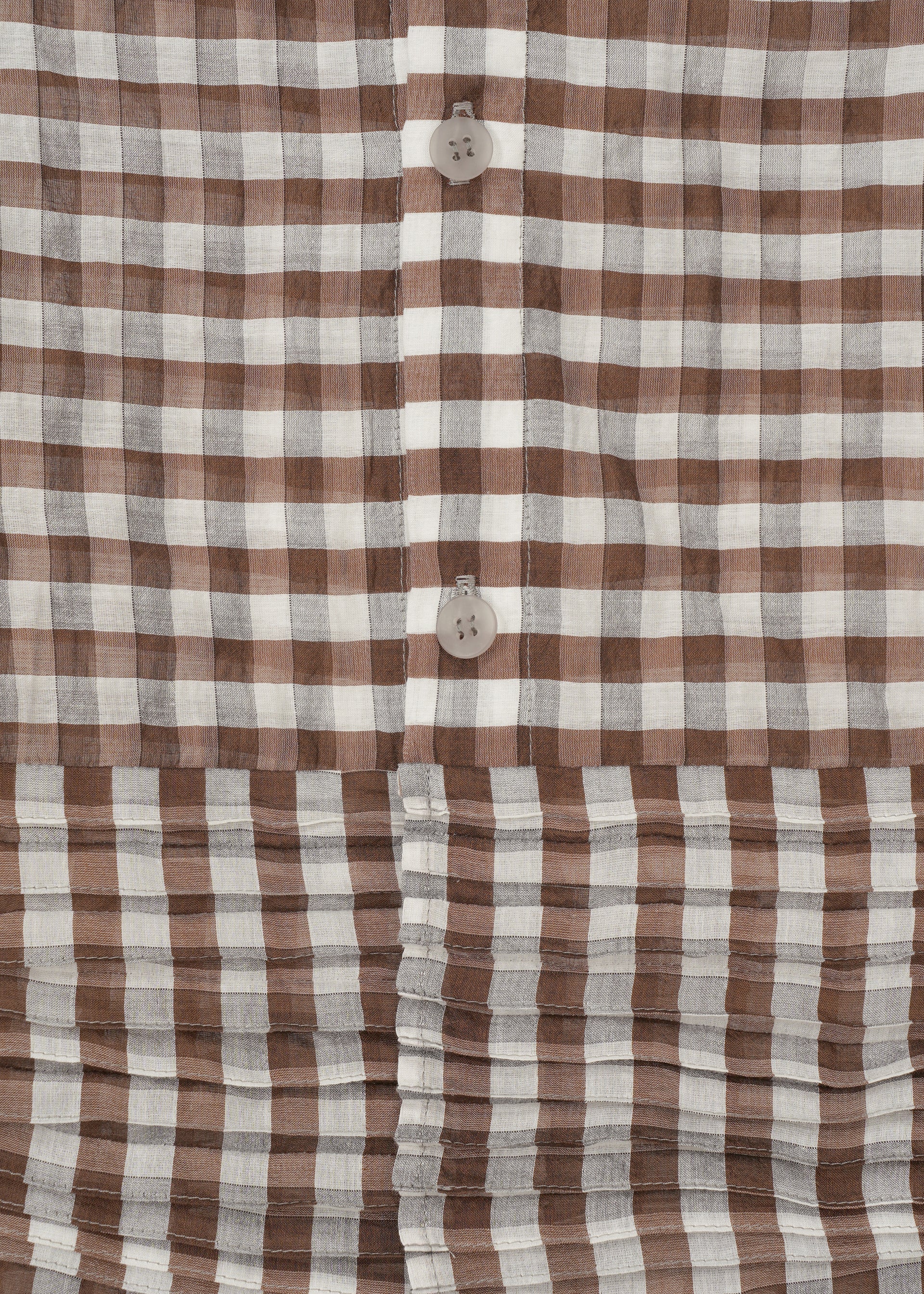 A detail shot of the HAAT 2 SIDE PINTUCKING dress.